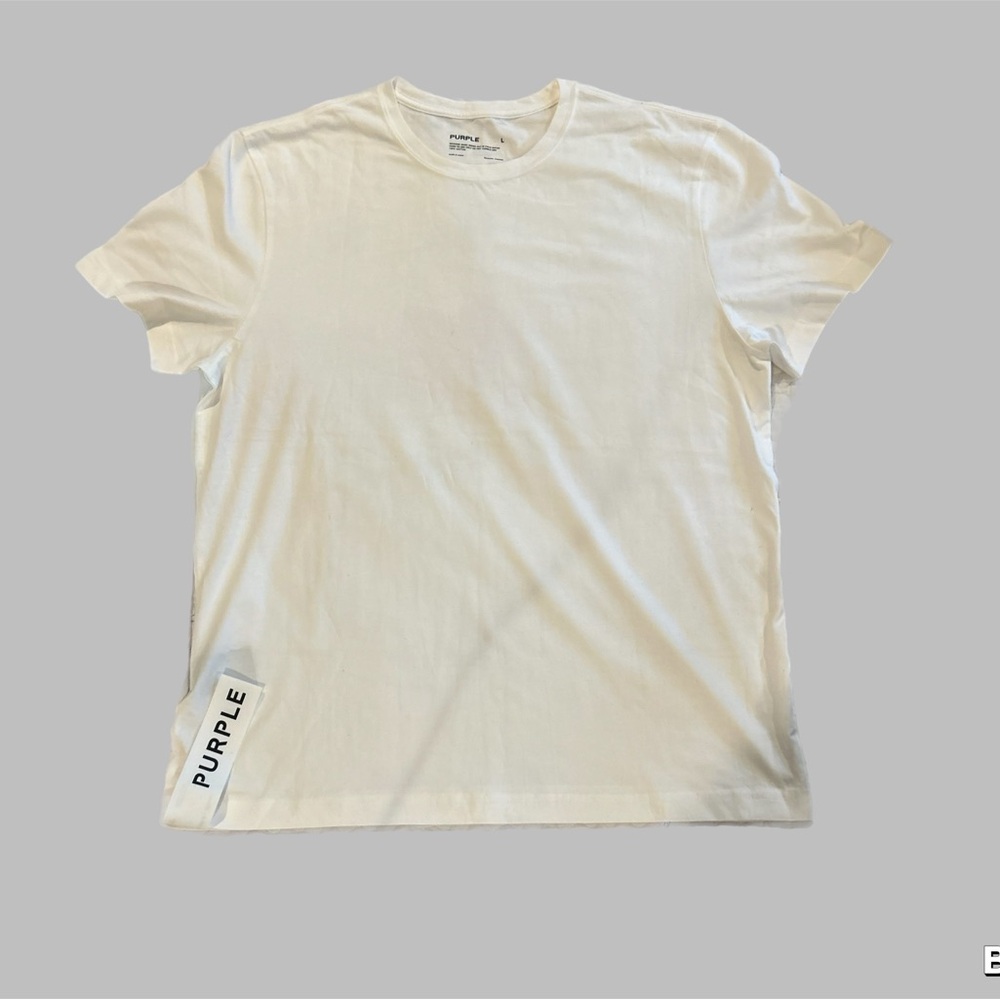 Purple Men's Classic White Tee